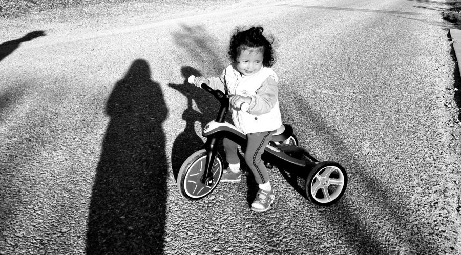 My Daughter’s First Tricycle&nbsp;Ride